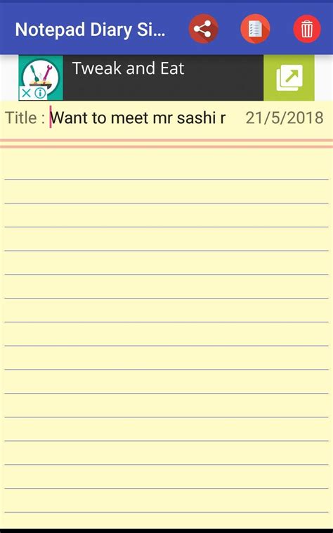 Notepad Diary Online