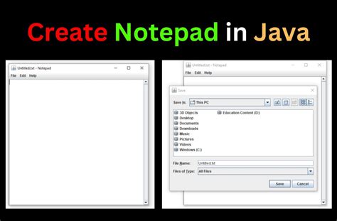 Notepad In Advanced Java