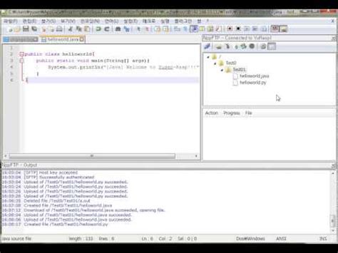 Notepad Java Test