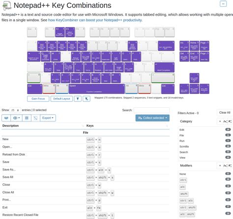 Notepad Keyboard Shortcuts