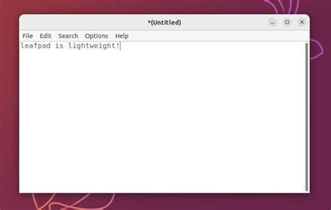 Notepad Linux