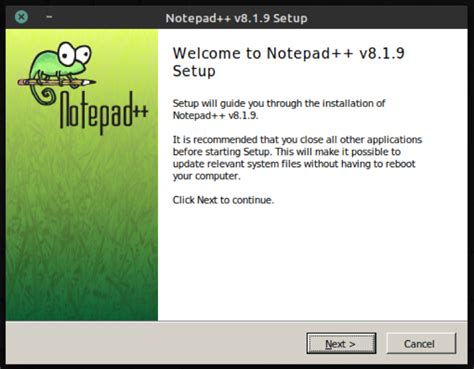 Notepad Linux Install