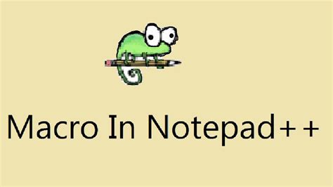 Notepad Macro
