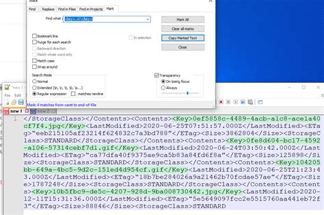 Notepad Select Text Between Tags