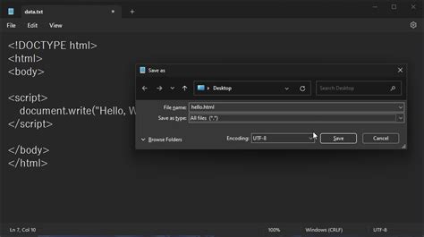 Notepad To Write Code
