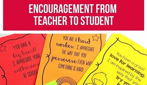 Notes Of Encouragement For Students Testing Literacy Spark Spark Student Motivation {!}