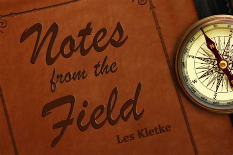 notes from the field book