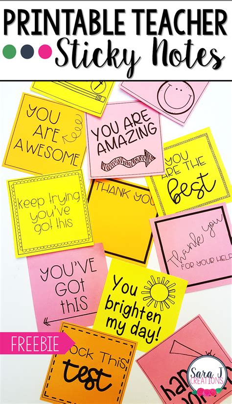notes to write to your students