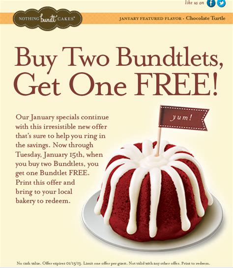 Nothing Bundt Cake Coupon Code: Enjoy The Sweetest Treats With Great Savings!