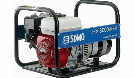 Groupe électrogène monophasé essence SDMO HX 3000 Intens