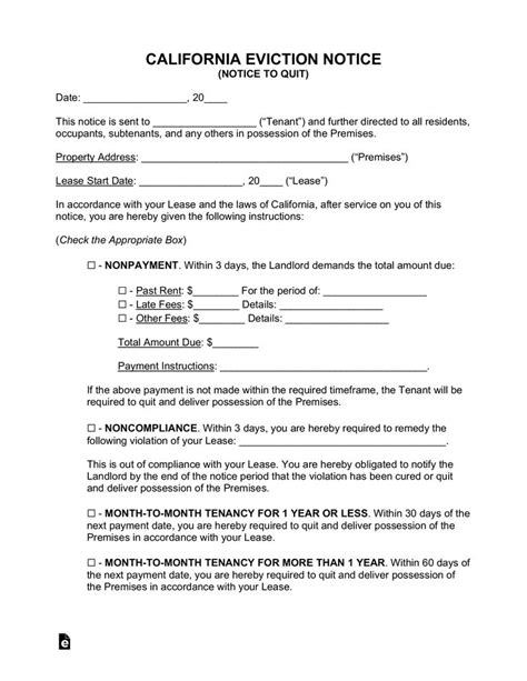 Notice To Terminate A Lodger Agreement Template