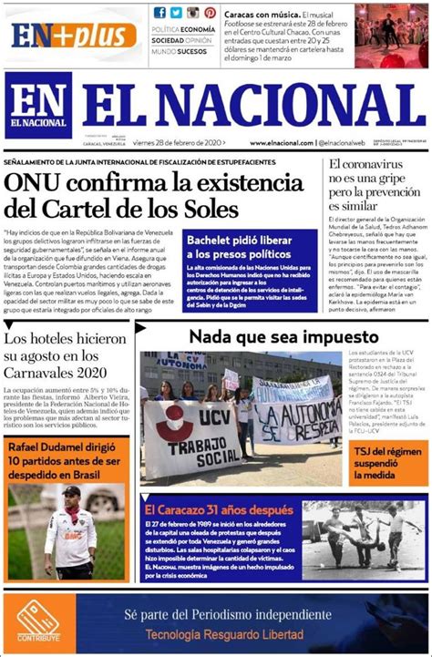 noticias nacionales de venezuela
