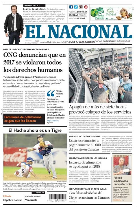 noticias nacionales en venezuela