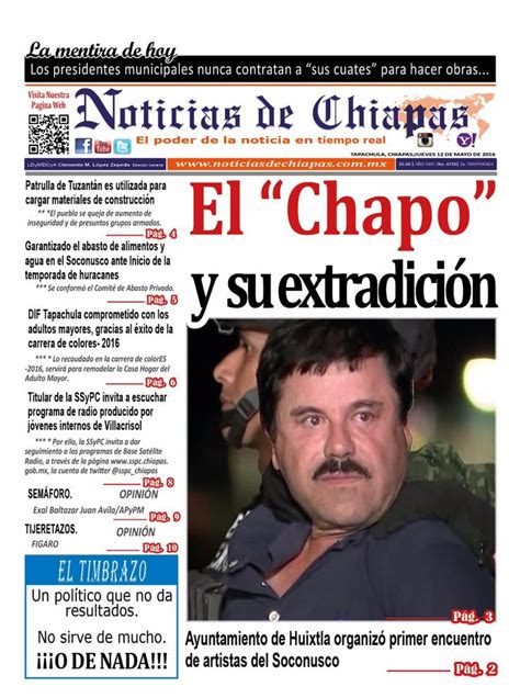 noticias sobre el chapo