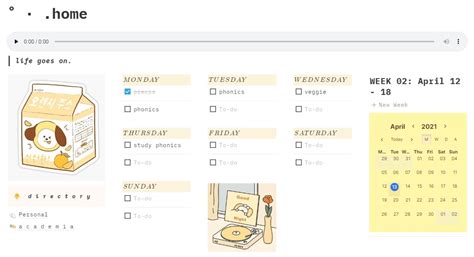 Notion Widgets For Students