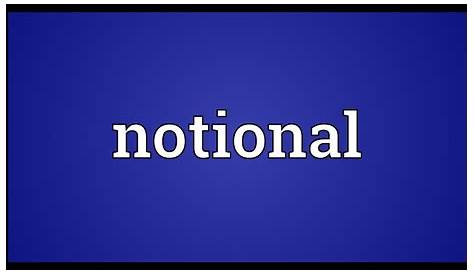 Notionally Definition Notional Bond • Gabler Banklexikon