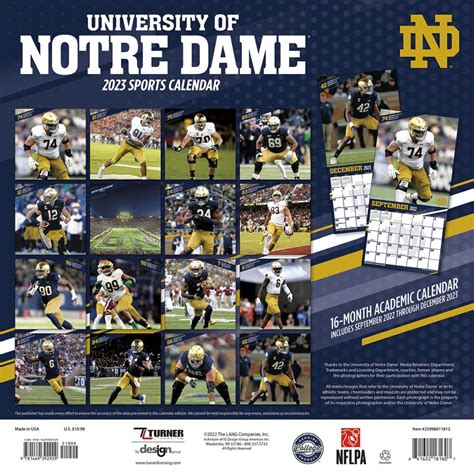 Notre Dame Spring 2024 Calendar