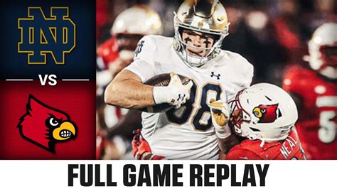 notre dame 2023 full game replay