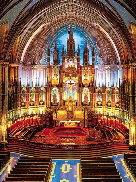 notre dame cathedral in montreal canada