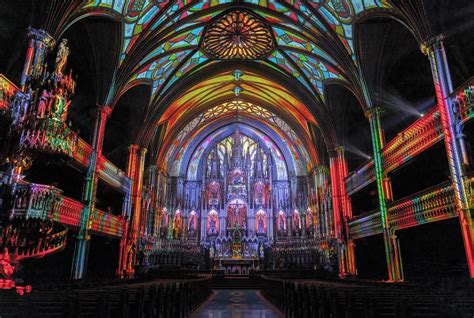 notre dame cathedral montreal aura