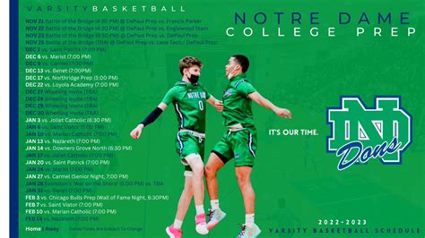 notre dame college prep basketball roster