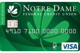 notre dame federal credit card