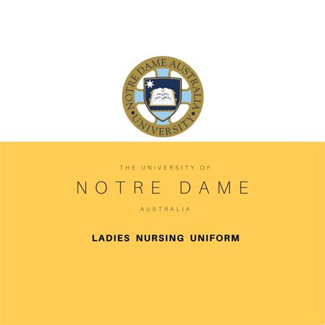 notre dame nursing uniform