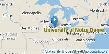 notre dame state location