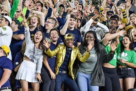 notre dame student section