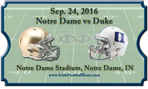 notre dame vs duke tickets