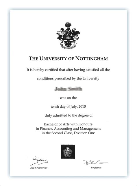 nottingham degree