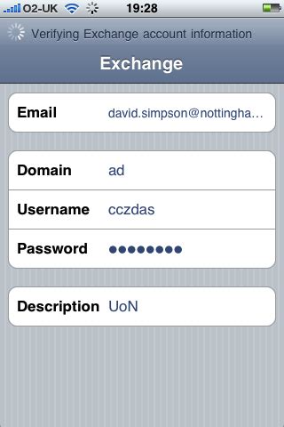 nottingham email uni