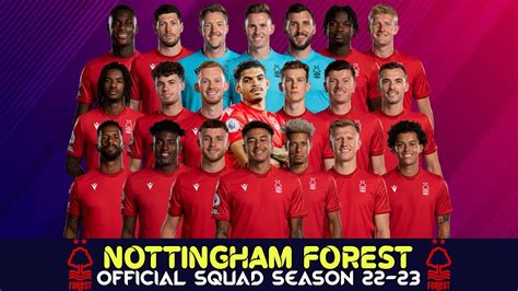 nottingham forest squad numbers 22/23