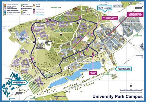 nottingham uni accommodation map