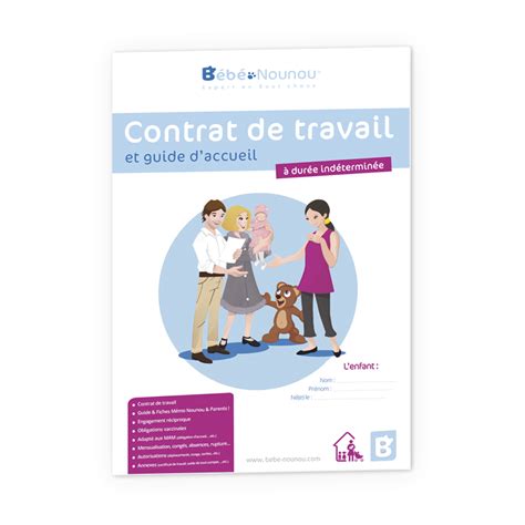 nounou top contrat de travail