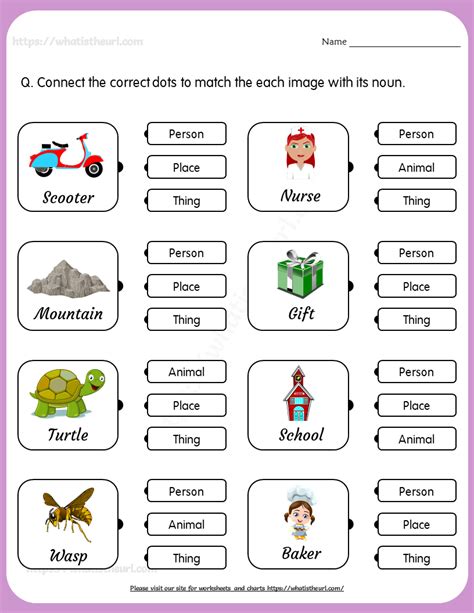 nouns activity for kids