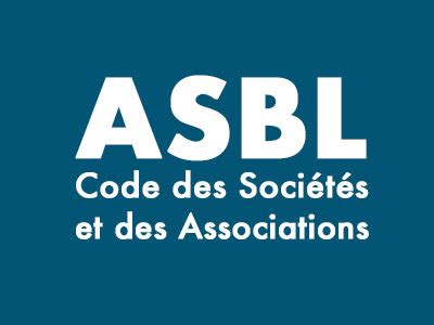 nouvelle loi sur les asbl belgique