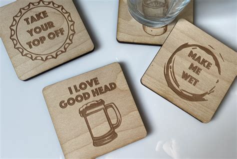 novelty coasters for drinks