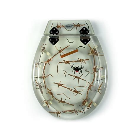 novelty toilet seats barbed wire