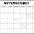november 2023 calendar with holidays