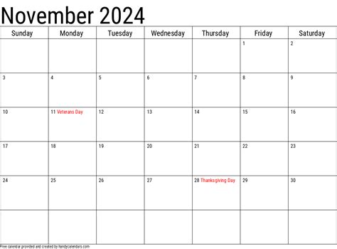 november 23 2024 calendar