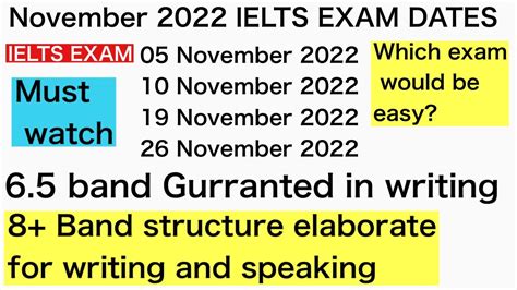 november ielts exam dates 2022