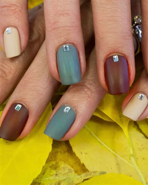 November Nails Fall Multi Color