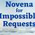 novena of impossible request