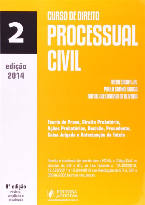 novo curso de direito processual civil pdf