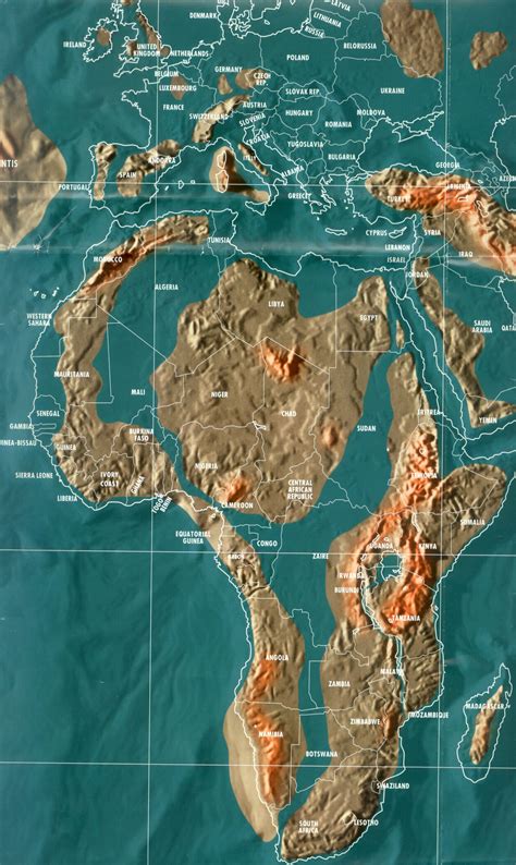 novo mapa da terra