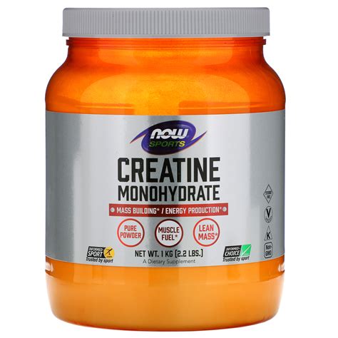 now foods creatine monohydrate