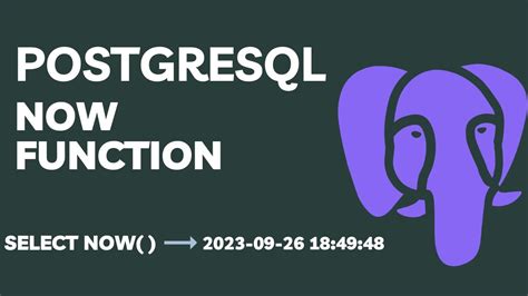 now function in postgresql