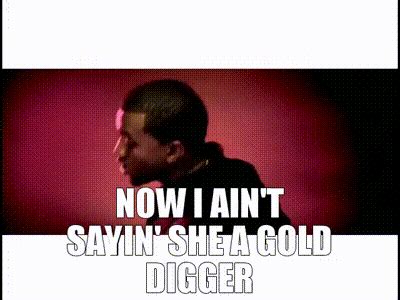 Ain't Saying She A Gold Digger Gold Rush Sudadera TeePublic MX