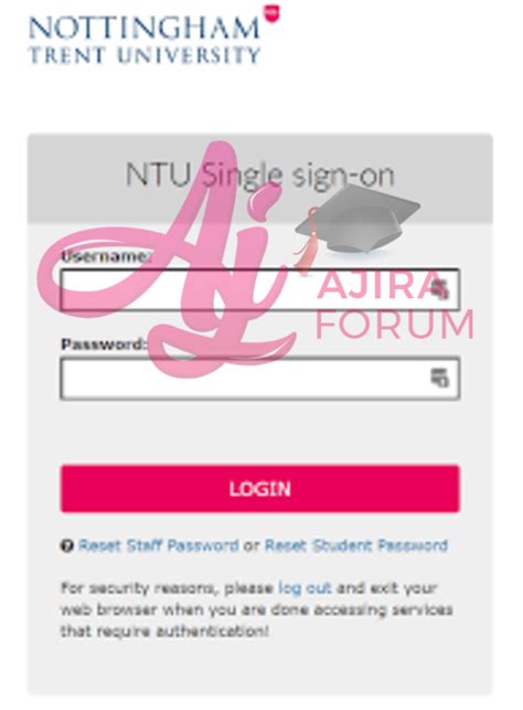 now ntu log in email